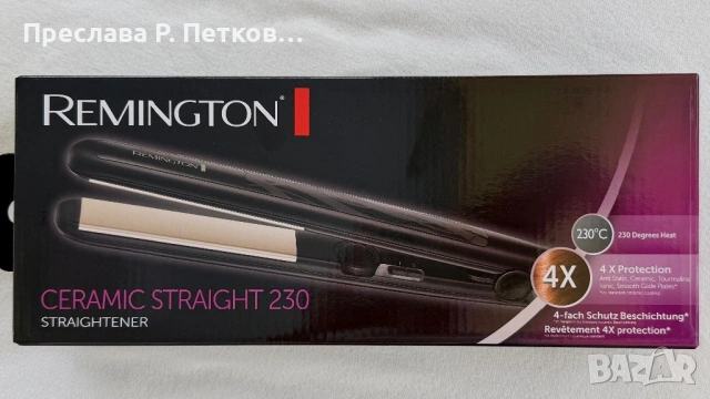 Преса за коса Remington Ceramic Straight 230 нова