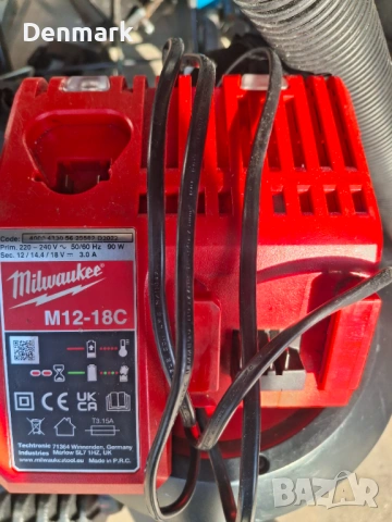 Акумулаторна прахосмукачка Milwaukee , снимка 8 - Други инструменти - 54305920