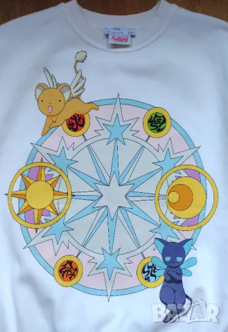 Cardcaptor Sakura Anime / Bershka Oversized - суичър Аниме , снимка 3 - Суичъри - 50084745