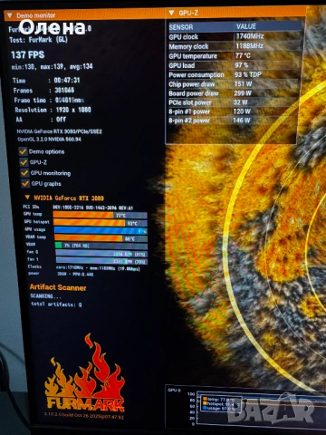 PC i5-12400F / RTX 3080 / 16GB RAM, снимка 8 - Геймърски - 53954514