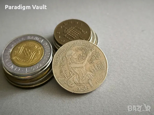 Mонета - Тунис - 1 динар | 2011г.