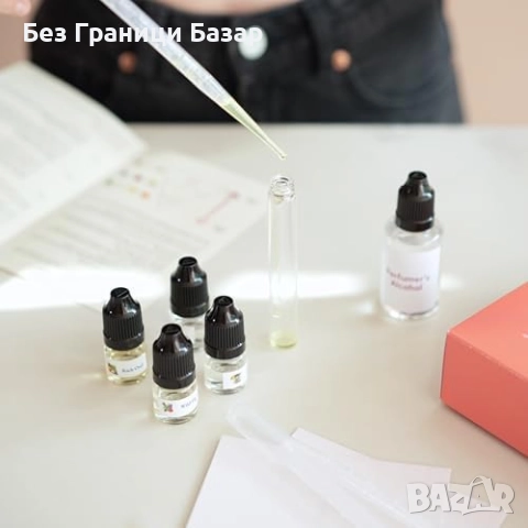Нов Комплект за парфюм – 5 масла, парфюмерен спирт, флакон уникален подарък , снимка 4 - Други - 51679482
