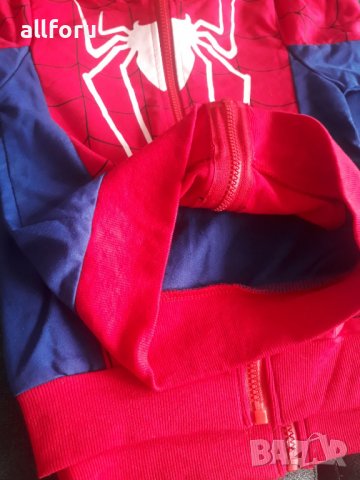 Комплект Спайдърмен Spiderman анцуг детски екип Спайдермен анцунг с качулка, снимка 12 - Детски комплекти - 31351538