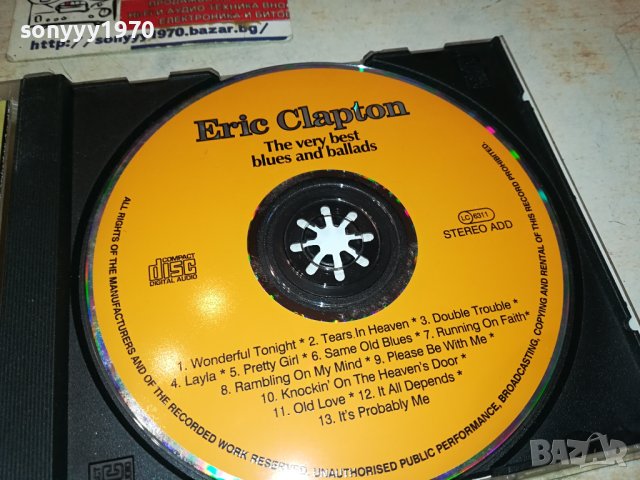 ERIC CLAPTON-ORIGINAL CD 1502240829, снимка 2 - CD дискове - 44302343