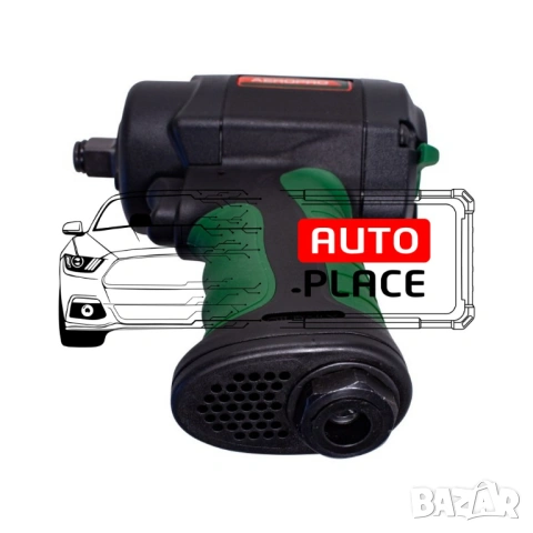 Пневматичен гайковерт с къс шпиндел 1200 Nм 1/2″ RockForce , снимка 4 - Други инструменти - 54048463