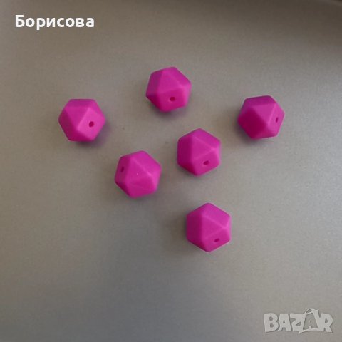 Силиконовото мънисто многоъгълник за бебешка залъгалка, снимка 14 - Други - 34632473