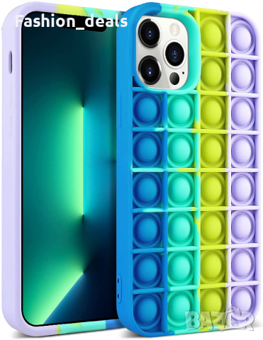 Нов силиконов калъф кейс играчка Попит за телефон iPhone 11 / 12 Айфон