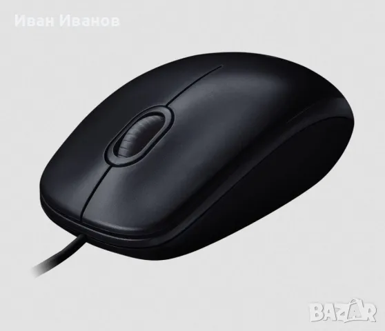 Жична оптична мишка LOGITECH M100, снимка 4 - Клавиатури и мишки - 48425189