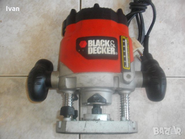 1100 Вата-Английска Оберфреза-5А-8000-20 000 об/мин-Black Decker KW850E