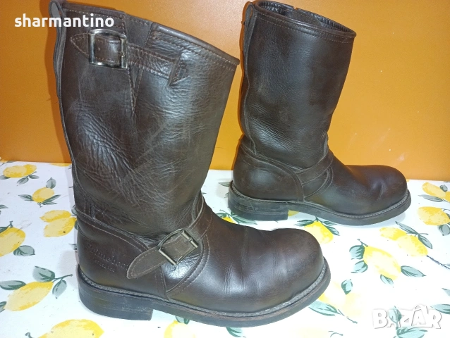Каубойски кожени ботуши N 38, снимка 8 - Дамски боти - 53356813