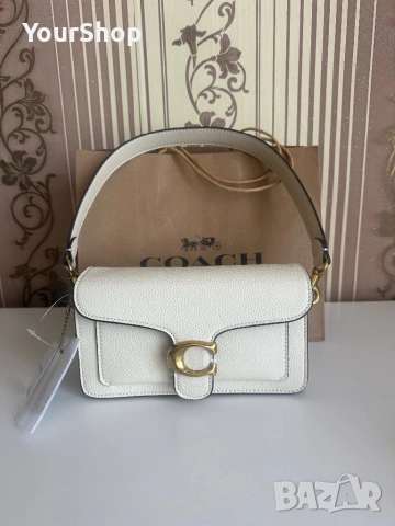 Чанта Coach Tabby 20 CY201 Екрю, снимка 3 - Чанти - 54048677