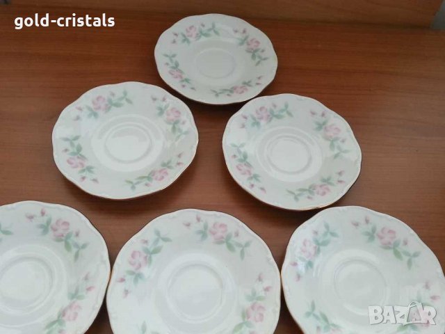  Порцелан чехословакия чинии чинийки, снимка 3 - Антикварни и старинни предмети - 30467587