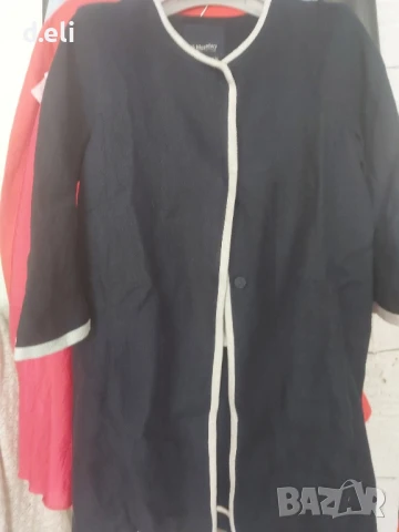 Max Mara Original Size M 100% Лен Ново манто, снимка 2 - Палта, манта - 51284818