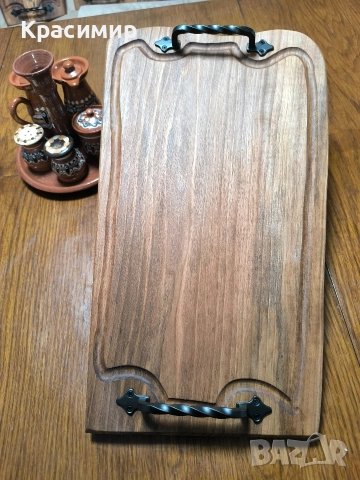 Орехови Дъски и Плата за Мезета, снимка 6 - Аксесоари за кухня - 49214477