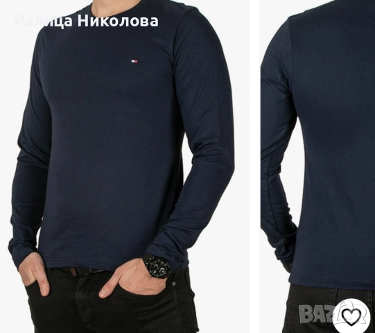 Мъжка блуза с дълъг ръкав Tommy Hilfiger slim fit