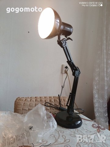 лампа шарнирна,Работна Лампа шарнирна,подвижна, Настолна лампа,за бюро,маса,тезгях,струг,, снимка 14 - Настолни лампи - 44404521