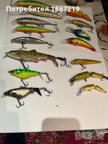 Воблери,блесни ,и силикони за риболов, снимка 3 - Такъми - 43002134