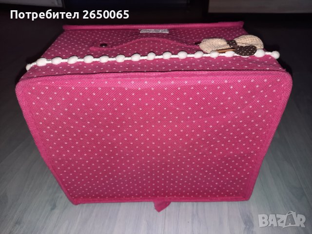 Сгъваема кутия в розово и кутия плюш лукс, снимка 6 - Други - 37169377