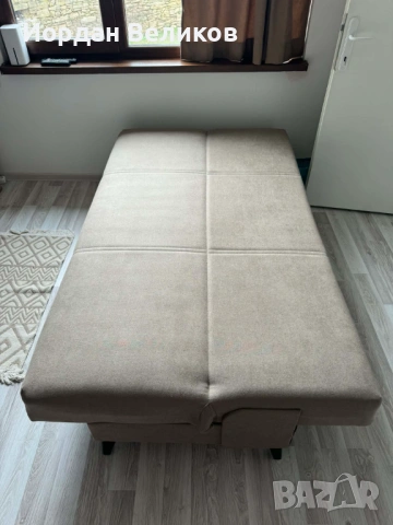 Разтегателен диван клик-клак 187см, снимка 3 - Дивани и мека мебел - 53965808