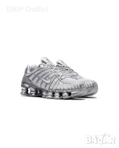 !НОВИ! Nike Shox TL | Silver | + КУТИЯ, снимка 3 - Маратонки - 55750616