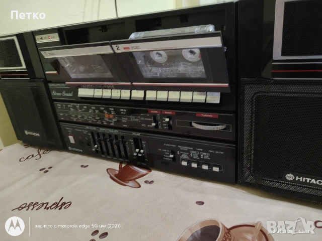 Hitachi trk-w550e Хитачи , снимка 3 - Радиокасетофони, транзистори - 54175653