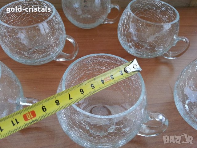 Стъклени чаши  за чай. , снимка 4 - Антикварни и старинни предмети - 34262335