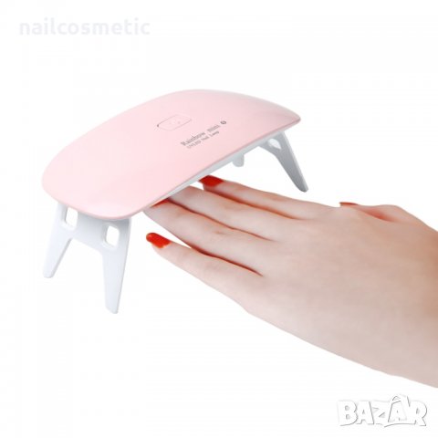 Комплект полигел с LED лампа за ноктопласика, снимка 8 - Продукти за маникюр - 30504993