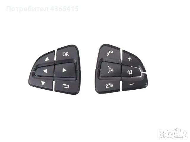 Капачета за бутони на волан за Mercedes SLC R172 Facelift (2016-2020)- 0999050600 