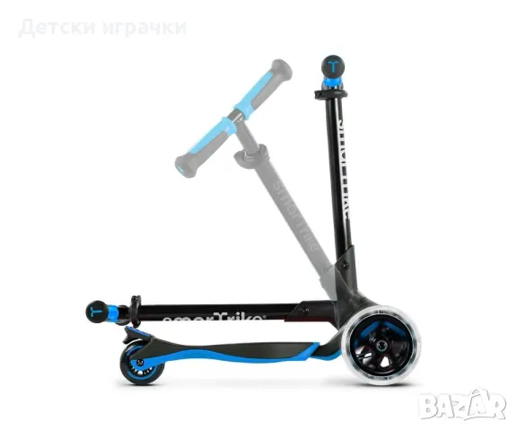 Тротинетка Scooter smarTrike Xtend разтегаема и сгъваема, розов/ син/ зелен/ оранжев, снимка 12 - Скутери и тротинетки - 50088903