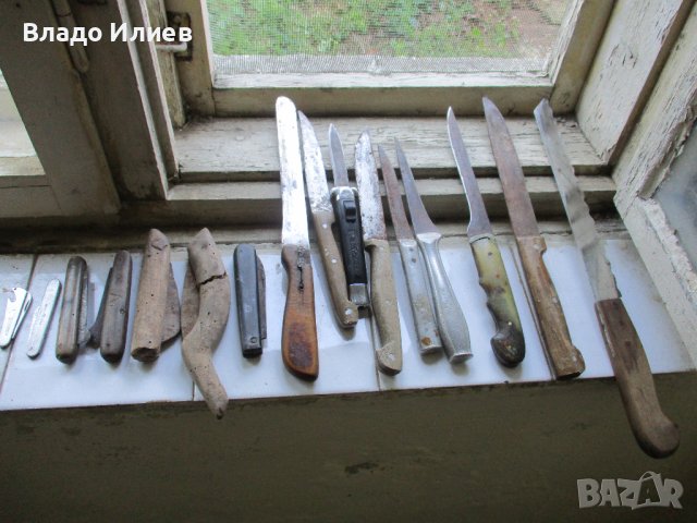 Ножове старинни някои с антикварна стойност, снимка 9 - Колекции - 39933385