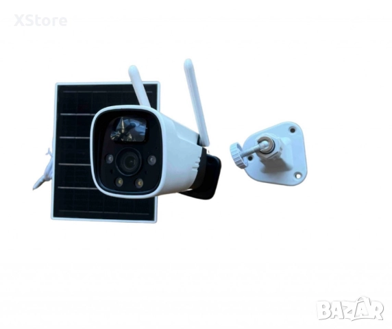 Камера с отделен соларен панел и датчик, 4 диода, 6MP, iCsee приложение, снимка 14 - IP камери - 48513231