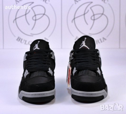 Nike Jordan Retro 4 PSG, Pure Money, Black Canvas, снимка 13 - Спортни обувки - 39215036