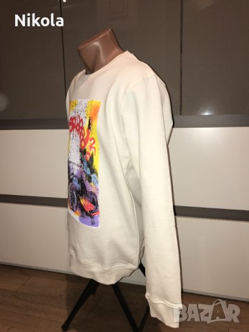 DSQUARED блуза, с щампа, бяла, размер: S , снимка 3 - Блузи - 42552466