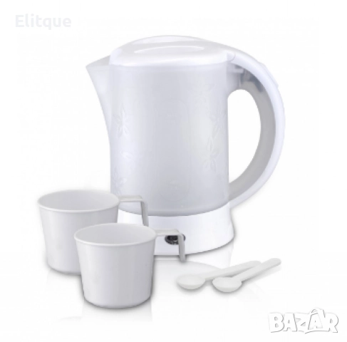 Електрическа кана туристическа Rosberg 600W, 0.6л., Бяла, снимка 5 - Друга електроника - 52862505