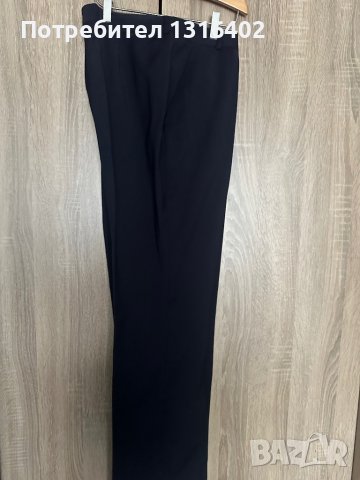 Тъмно син дамски офис панталон, размер 40, снимка 5 - Панталони - 39054438