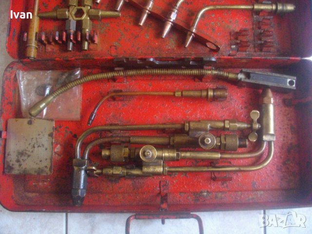 ГОЛЯМ НЕМСКИ КОМПЛЕКТ ГОРЕЛКИ И РЕЗАК ЗА ОКСИЖЕН ЗА ГАЗОКИСЛОРОДНО АЦЕТИЛЕН ЗАВАРЯНЕ РЯЗАНЕ СПОЯВАНЕ, снимка 11 - Други инструменти - 37486903