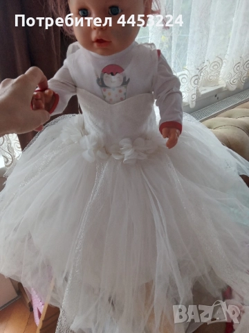 Официална рокличка за шаферка или за кръщене, снимка 2 - Бебешки рокли - 51533654