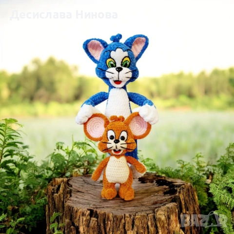 Том и Джери-ръчна изработка, снимка 18 - Плюшени играчки - 36918098