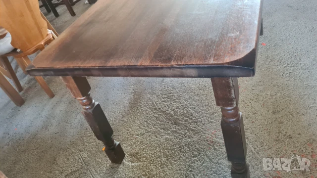 разтегателна маса с резбовани крака , снимка 5 - Маси - 50700851