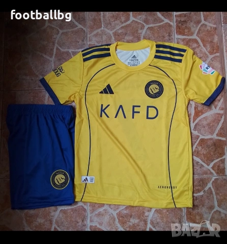 CR7 ❤️⚽️ детско юношески футболни екипи Ал Насър 💛⚽️ НОВО сезон 2025-26 година , снимка 5 - Футбол - 34564974