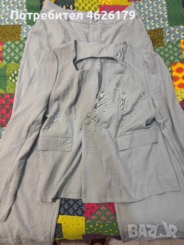 Дамски син костюм 2XL, снимка 4 - Костюми - 52380987