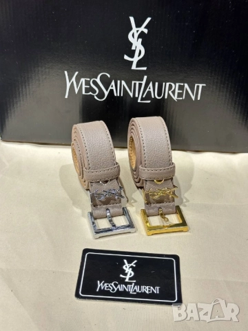 колани от естествена кожа в кутия ysl saint laurent , снимка 5 - Колани - 52031420
