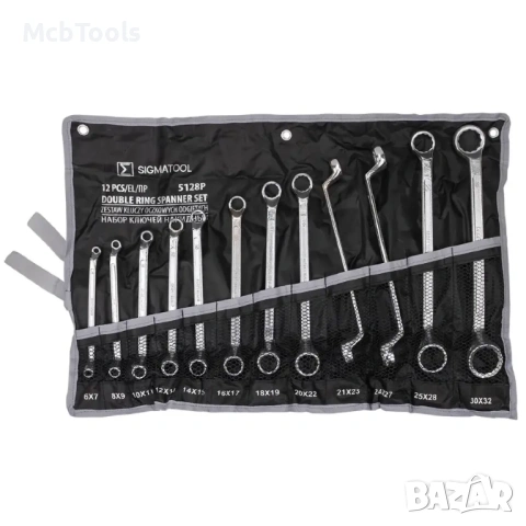 Комплект ключове лули SIGMATOOL 6 - 32 мм 12 броя