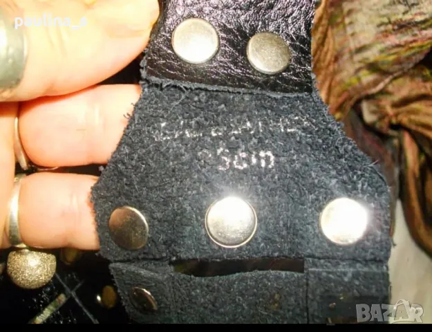 Два броя / Винтидж / Естествена кожа / Марков колан "WE" genuine leather / естествена кожа , снимка 12 - Колани - 14722265