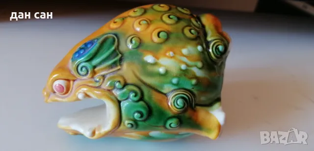 ретро касичка керамична жаба 70те , снимка 4 - Антикварни и старинни предмети - 47269117