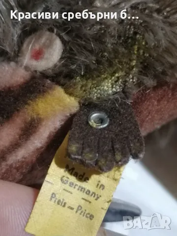 Steiff колекционерска немска играчки таралеж, снимка 3 - Колекции - 48073758