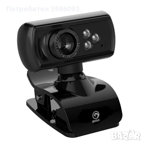 Уеб Камера Marvo MPC01 Камера за компютър или лаптоп Webcam for PC / Notebook, снимка 2 - Камери - 35095556