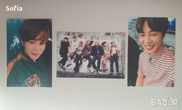 сет уникални картички на BTS голям размер чисто нови