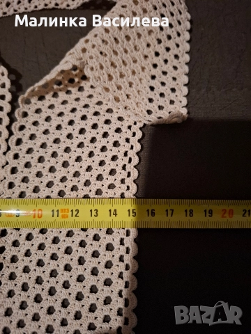 ръчно плетена яка, снимка 4 - Шапки - 52887987