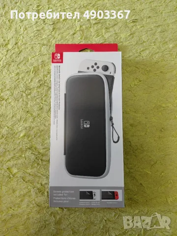 Nintendo Switch OLED 64GB – НОВ, в гаранция + оригинален калъф и стъкло., снимка 10 - Nintendo конзоли - 56172982